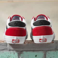 Vans Rowan Skateboard Shoe - Athletic Black/Red