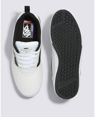 Vans Kyle Walker Leather Skateboard Shoe - True White/Black