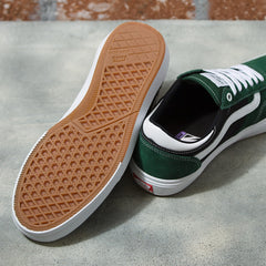 Vans Gilbert Crockett Skateboard Shoe - Dark Green/White