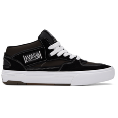 Vans Half Cab Wafflecup Skateboard Shoe - Black/White