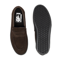 Vans Skate Loafer Suede Skateboard Shoe - Brown/Black