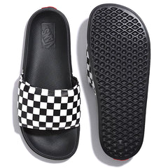 Vans La Costa Checkerboard Slide On - True White/Black