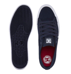 DC Manual S Skateboard Shoe - Navy/White