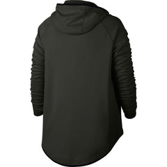 Nike Tech Fleece Full Zip Cape Women's Hoodie Olive-Black