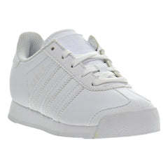Adidas Samoa C Little Kid's Shoes White/White/Clear Grey