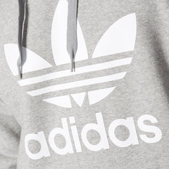 Adidas Originals Trefoil Men's Pull Over Hoodie Medium Grey Heather/White