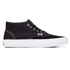 Vans Skate Authentic Mid Skateboard Shoe - Black/White