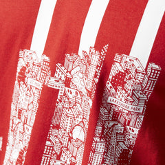 Adidas Originals Chicago Men's Training T-Shirt Scarlet/White