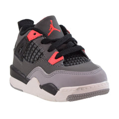 Jordan Retro 4 Infrared (TD) Toddlers Shoes Dark Grey-Infrared 23-Black