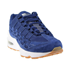 Nike Air Max 95 Woven (GS) Big Kids' Shoes Blue Void/Wolf Grey