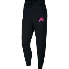 Air Jordan Jumpman Classics Fleece Men's Pant Black-Vivid Purple-Orange bv6008-011