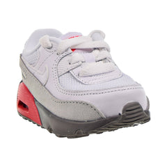 Nike Air Max 90 (TD) Toddler's Shoes White-Light Silver-Flat Pewter