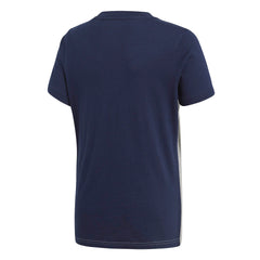 Adidas Originals Youth Fleece Tee Collegiate Navy/Medium Grey Heather/White