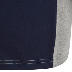 Adidas Originals Youth Fleece Tee Collegiate Navy/Medium Grey Heather/White