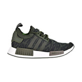 Adidas NMD_R1 Primeknit Men's Shoes Night Cargo/Hi-Res Green