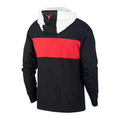 Jordan Legacy AJ11 Men's Pullover Hoodie Black-Gym Red-White