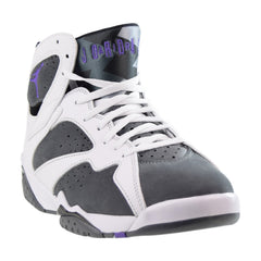 Jordan 7 Retro Men's Shoes White-Flint Grey-Black