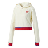 Adidas Originals Embellished Arts Women's Cropped Hoodie Cream White