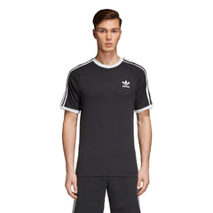 Adidas Originals 3-Stripes Men's Fashion Casual T-Shirt Black/White