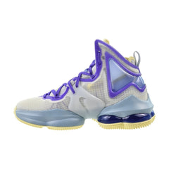 Nike Lebron XIX (GS) Big Kids' Shoes Aura/Citron Tint-Worn Blue dd0418-412