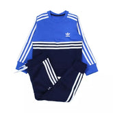 Adidas Boy's Originals Authentics Crew Set Bluebird/Collegiate Navy/White