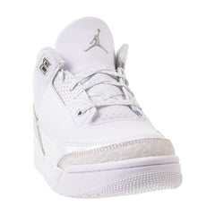 Jordan 3 Retro (PS) "Pure Money" Little Kids Shoes White/Silver dm0966-111