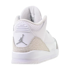 Jordan 3 Retro (PS) "Pure Money" Little Kids Shoes White/Silver dm0966-111