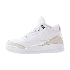Jordan 3 Retro (PS) "Pure Money" Little Kids Shoes White/Silver dm0966-111