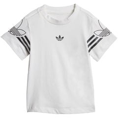 Adidas Infant & Toddler Originals Outline Tee Shorts Set White/Black