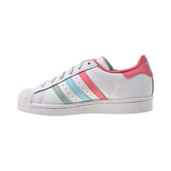 Adidas Superstar Big Kids' Shoes Cloud White-Hazy Rose-Hazy Sky