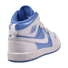 Jordan 1 Mid SE (PS) Little Kids' Shoes White/Legend Blue fz3932-114