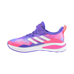 Adidas FortaRun EL K Little Kid's Shoes Purple Rush/Cloud White/Acid Red