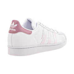 Adidas Superstar J Big Kids' Shoes Cloud White-Almost Pink-Magic Mauve