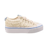 Adidas Nizza Platform Sherpa Women's Shoes Wonder White-Cloud White-Ambient Sky