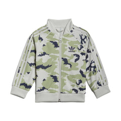 Adidas Toddlers/Little Kids' Camo SST Set Orbit Grey-Magic Lime-Shadow Navy