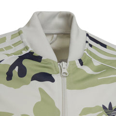 Adidas Big Kid's Camo SST Track Jacket Orbit Grey-Magic Lime-Shadow Navy