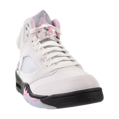 Air Jordan 5 Retro OG Men's Shoes White/Medium Soft Pink/Black hq7978-102