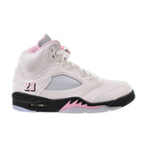 Air Jordan 5 Retro OG Men's Shoes White/Medium Soft Pink/Black hq7978-102