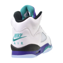 Jordan 5 Retro OG (GS) Big Kids' Shoes White/New Emerald hq7980-100