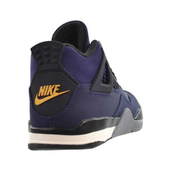 Jordan 4 Retro OG (PS) "Lakers" Little Kids' Shoes Imperial Purple ib4388-500
