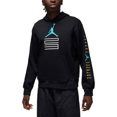 Jordan AJ11 Gamma Fleece Men's Hoodie Black iq6970-010