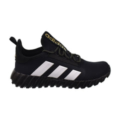 Adidas Kaptir 3S K Big Kids' Shoes Core Black/Metallic Gold/White ji4108