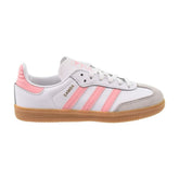 Adidas Samba OG Little Kids' Shoes Cloud White/Semi Pink Spark jp5484