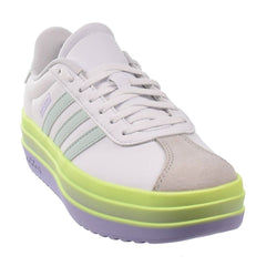 Adidas VL Court Bold J Big Kids' Shoes Footwear White/Halo Mint/Violet Tone js0873