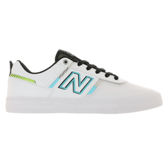 New Balance Numeric Jamie Foy 306 Skateboard Shoe - White/Baby Blue