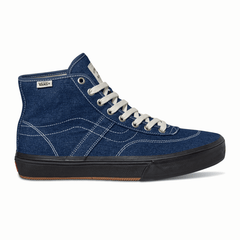 Crockett High Decon Canvas Skateboard Shoe - Denim Car Blue/Black