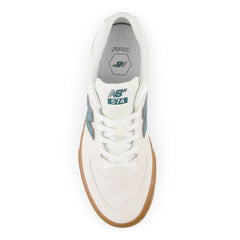New Balance Numeric 574 Vulc Skateboard Shoe - Sea Salt/Vintage Teal