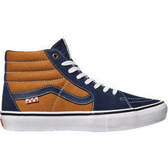 Vans Skate Skate SK8-Hi Skateboard Shoe - (Reynold)Navy/Golden Brown