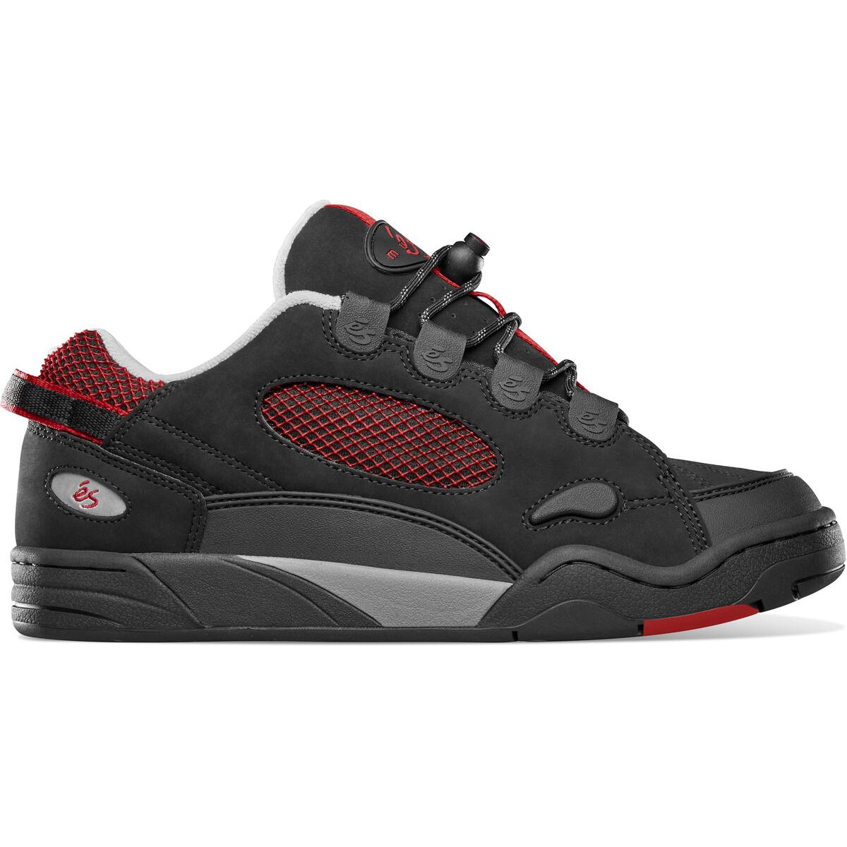 eS Muska Skateboard Shoe - Black/Red
