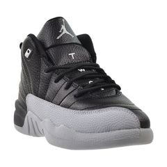 Jordan 12 Retro (PS) "Barons" Little Kids Shoes Black/Wolf Grey 151186-010